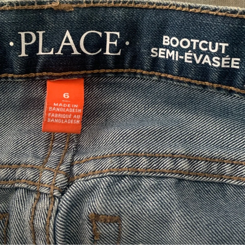 The Children’s Place Bootcut Dark Wash Jeans Girls 6